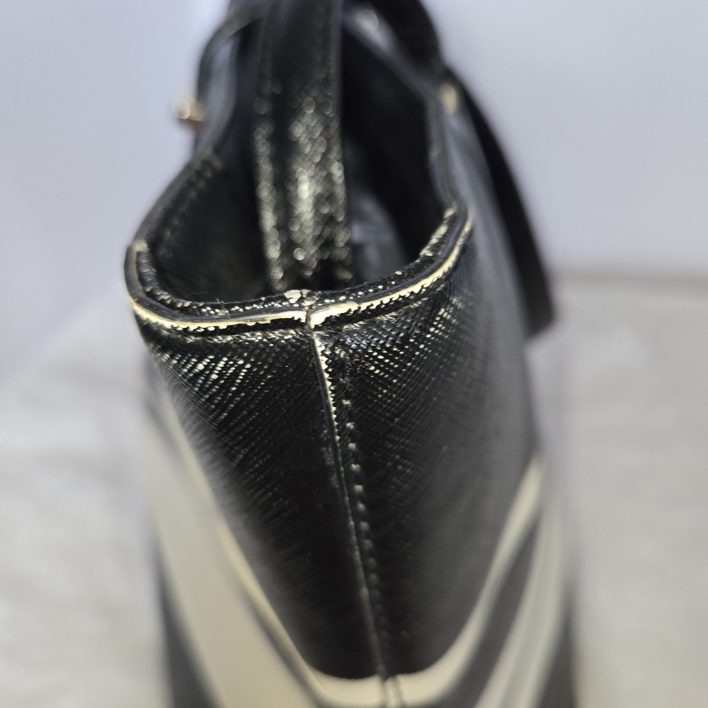 Kate Spade Black and Cream Striped Tote Bag - Picture 15 of 16
